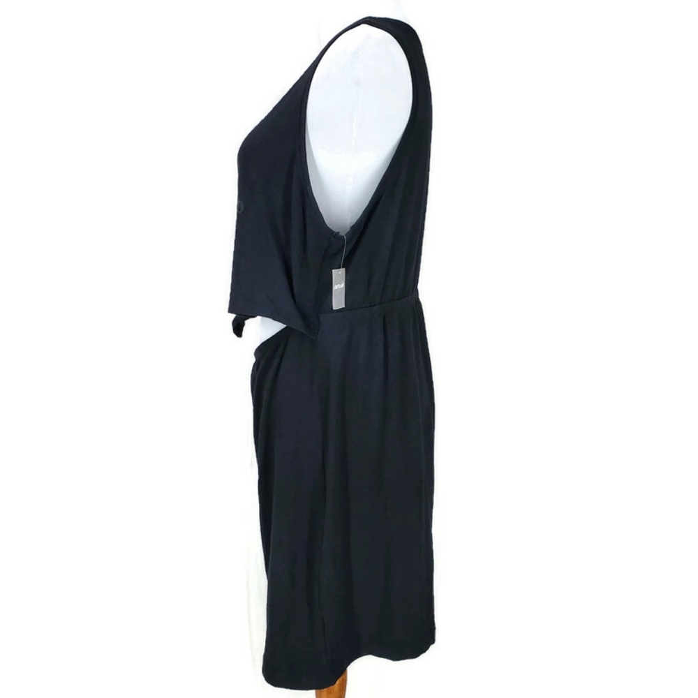 aerie Black Knot-Front Cutout Tank Dress - Picture 3 of 9
